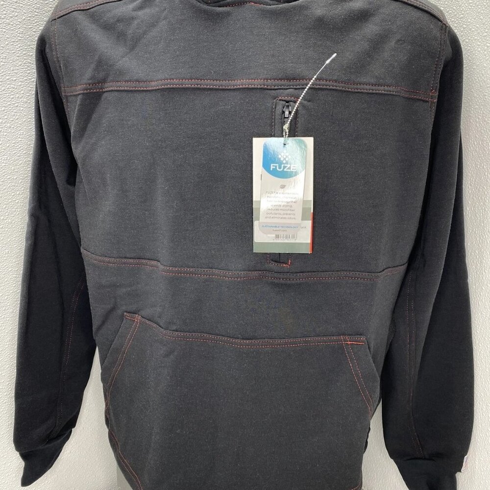 NEW LAKELAND Men Hoodie Black Size 2XL High Performance Fire Resistant Pullover